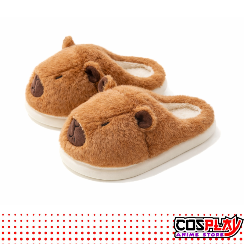 Pantuflas Cálidas Capibara Carpincho Para Adultos