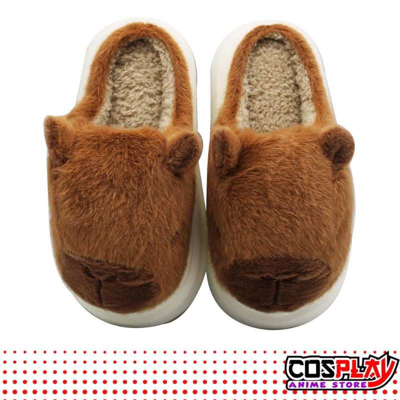 Pantuflas Cálidas Capibara Carpincho Para Adultos