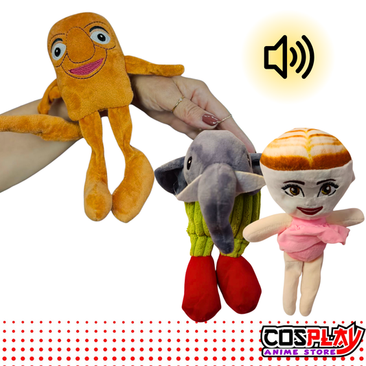 Brainrots Peluche Pulsera Tung Sahur Tralalero Luz y Sonido