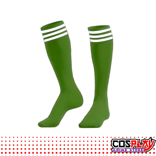 Pack 12 Medias de Futbol Verde Unisex para Niño