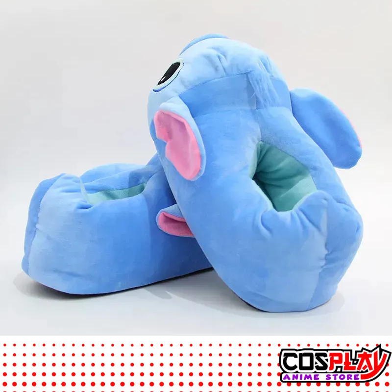 Pantufla Stitch Cerradas Ajustables Niños