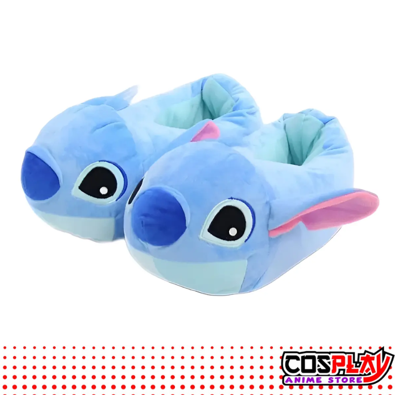 Pantufla Stitch Cerradas Ajustables Niños