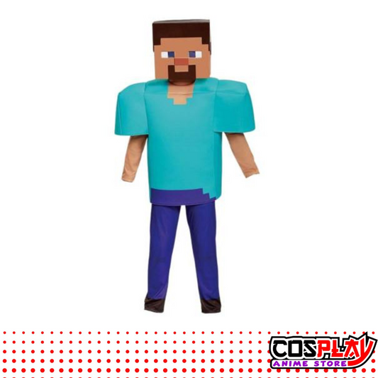 Disfraz Infantil De Steve Minecraft Completo