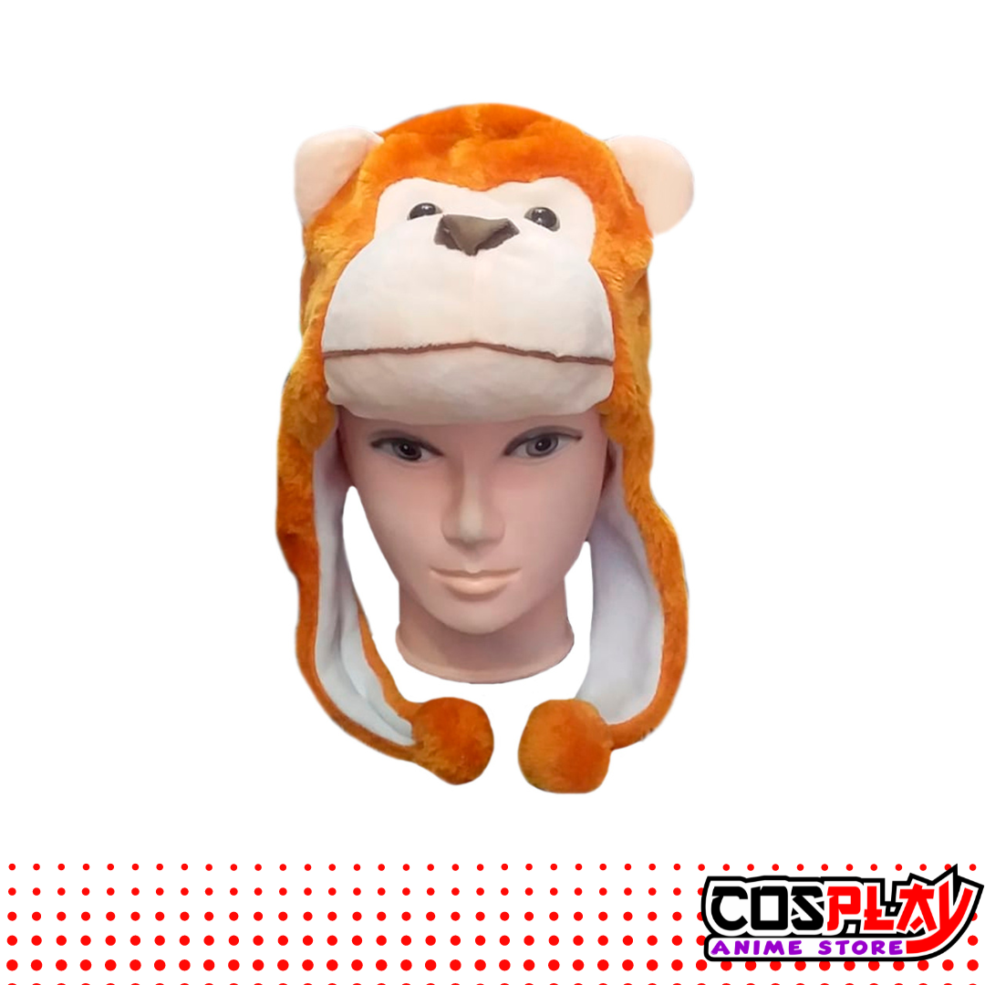 Gorro Animales Felpa / Mono
