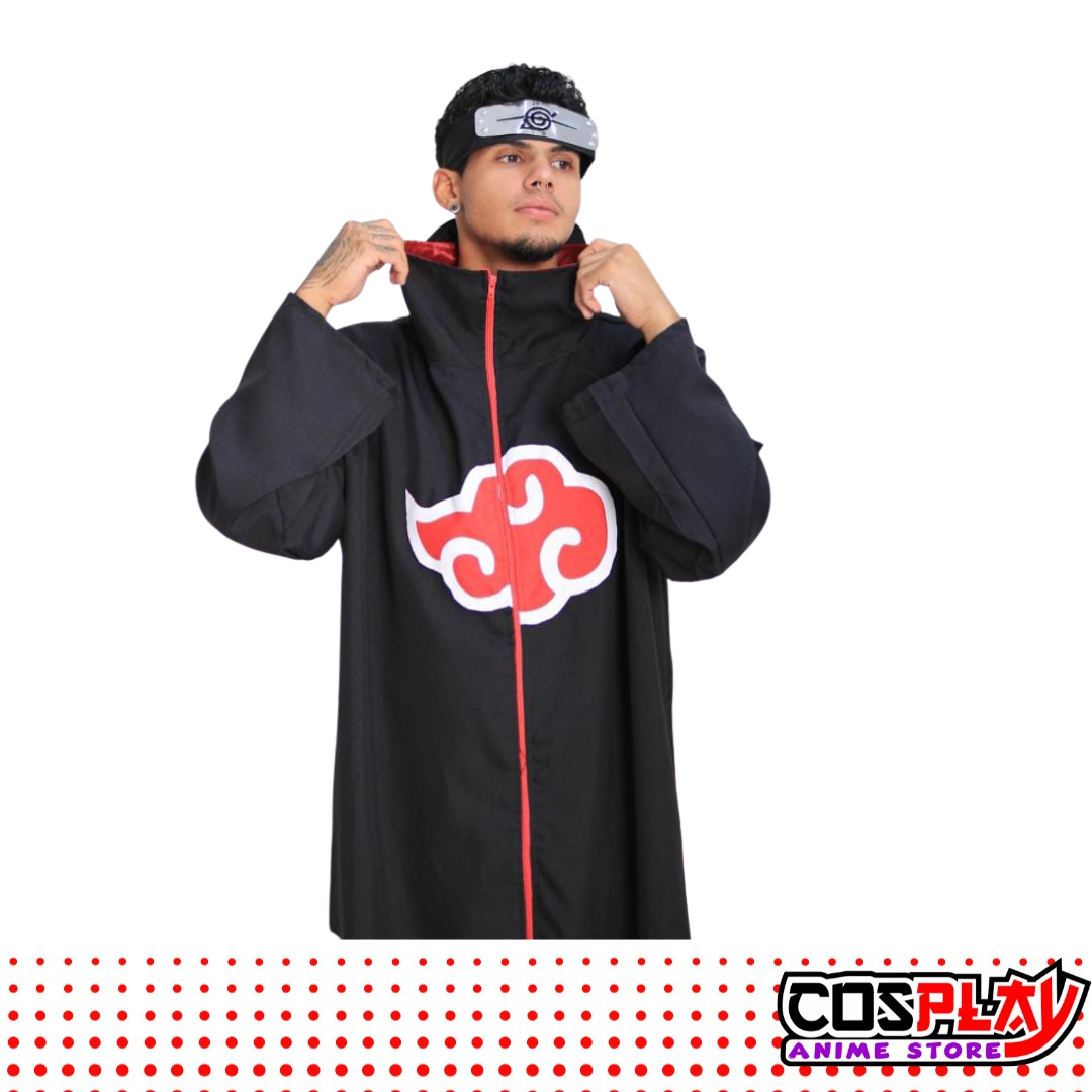 Capa Cosplay Clan Akatsuki - Naruto Adulto