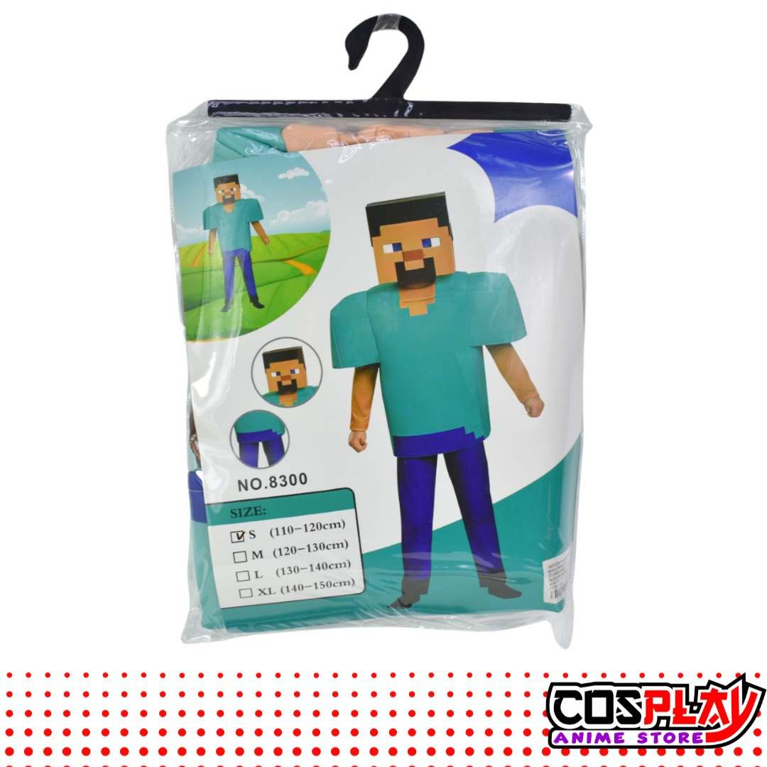 Disfraz Infantil De Steve Minecraft Completo