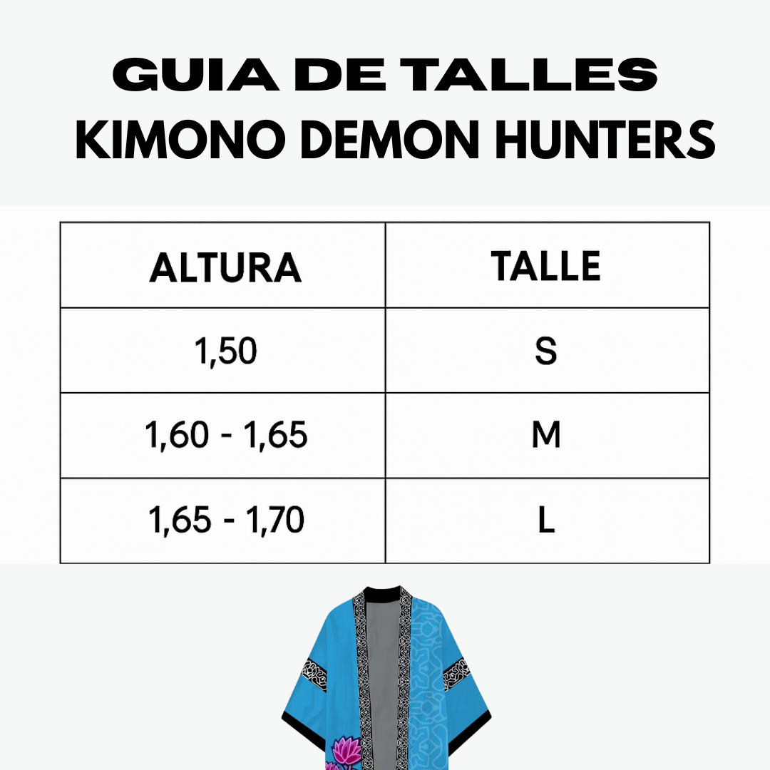Kimono Traje Zoey Demon Hunters Guerreras Kpop Premium