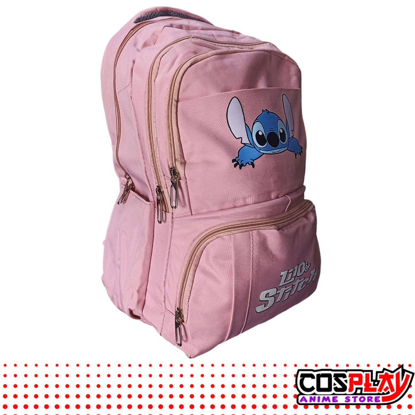 Mochila Stitch - Tres Cierres - Escolar - Liceal