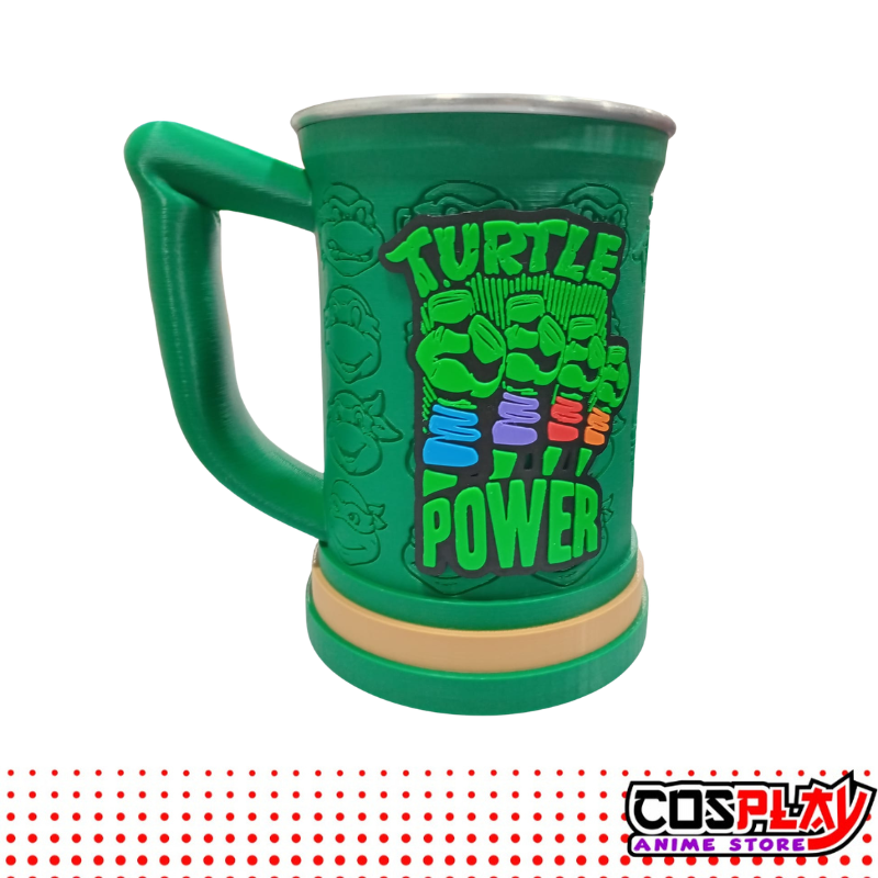 Jarra Chop Vaso Tortugas Ninjas 650ml Premium 3d