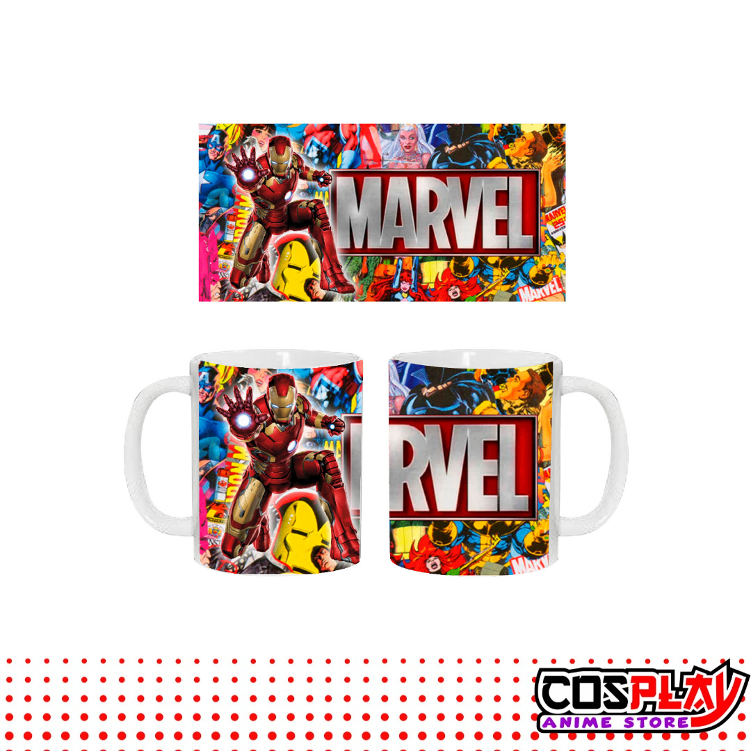 Taza Blanca Marvel 2