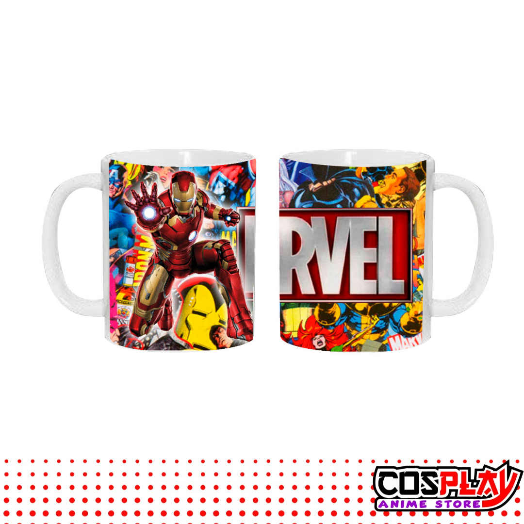 Taza Blanca Marvel 2