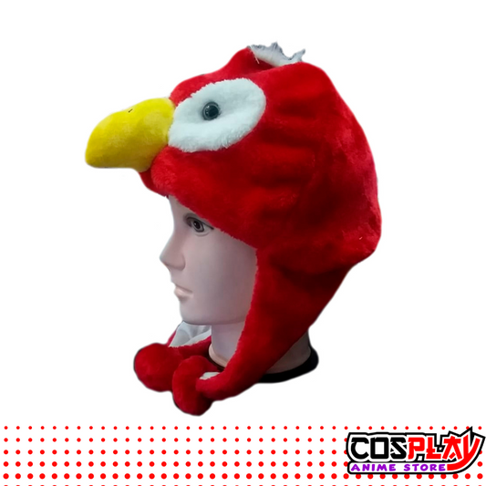 Gorro Animales Felpa / Pájaro