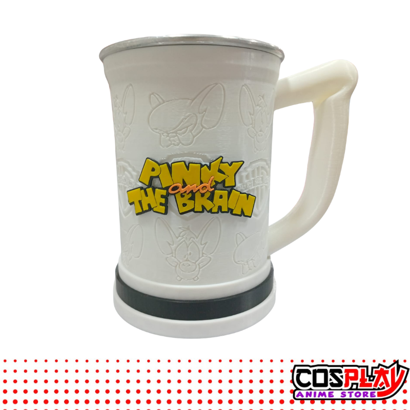 Jarra Chop Vaso Pinky y Cerebro 650ml Premium 3d