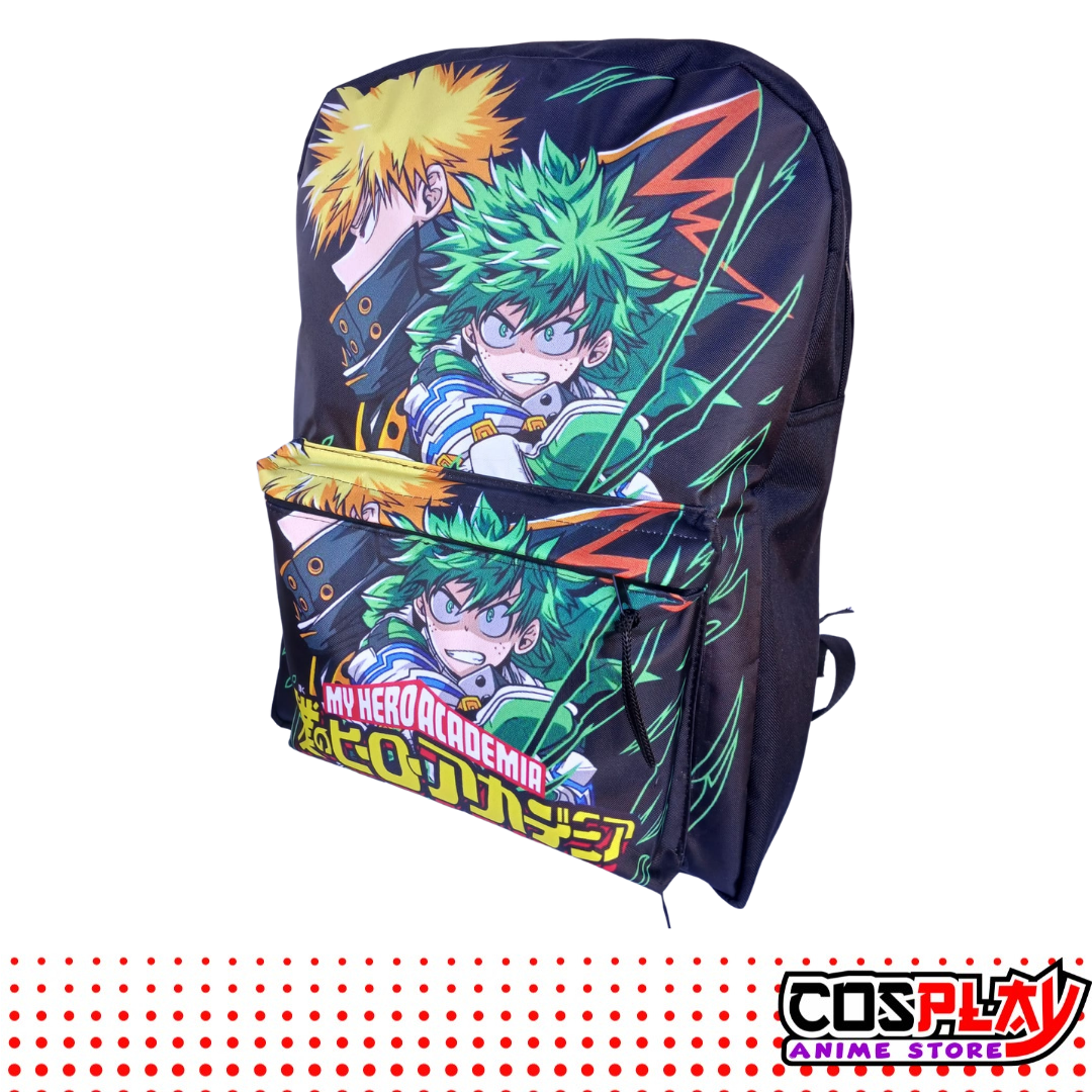 Kit Mochila Y Cartuchera My Hero Academia Lona Premium