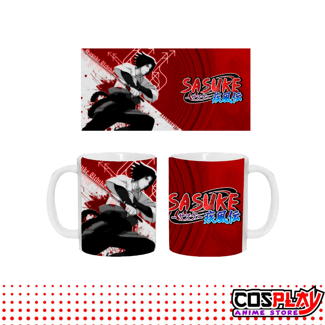 Taza Blanca Sasuke