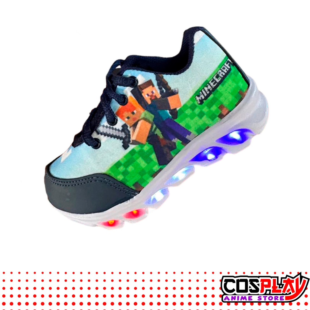 Champión Infantil Con Luz Led Minecraft