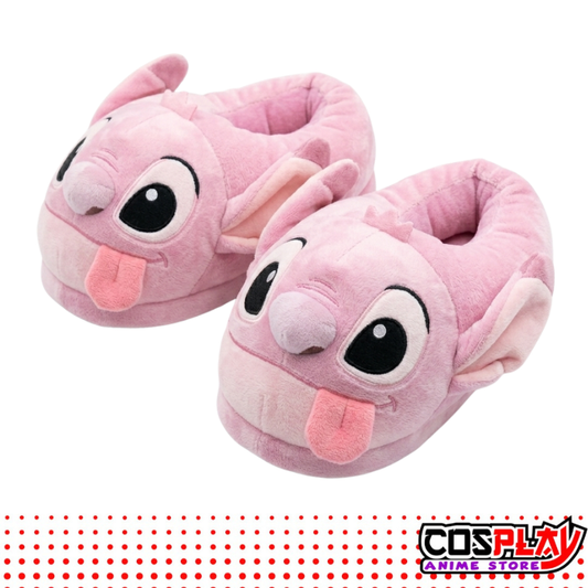 Pantuflas Ajustables Angel Peluditas Cálidas Antideslizante