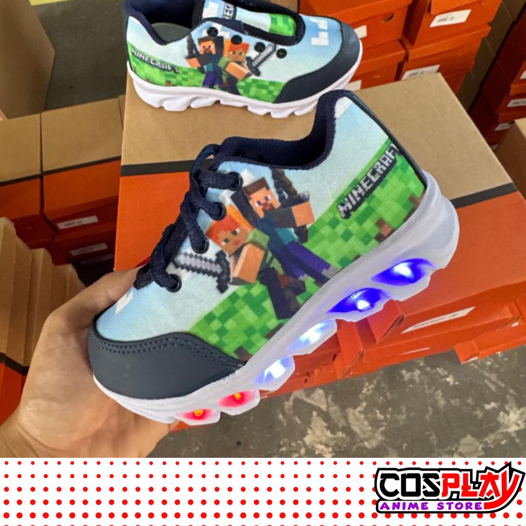 Champión Infantil Con Luz Led Minecraft