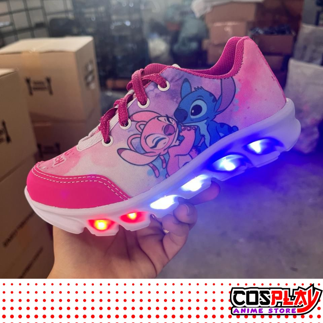 Champión Infantil Con Luz Led Stitch