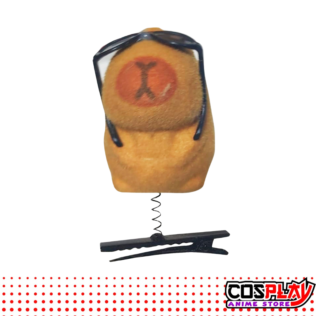 Pack 2 Broches de Pelo Capibara Carpincho Tierno