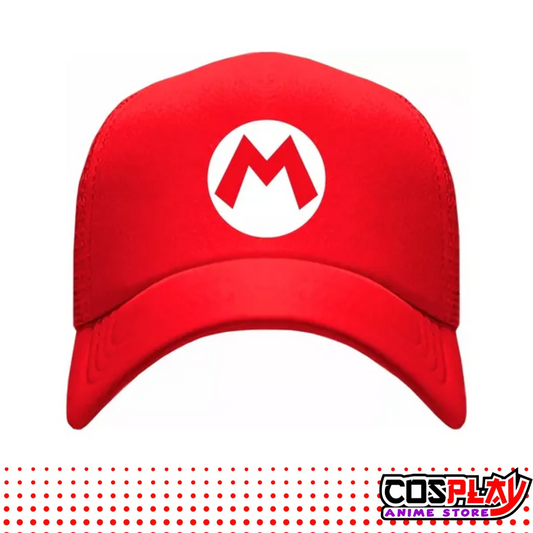 Gorro Trucker Mario Bros Camionera Roja Super Mario