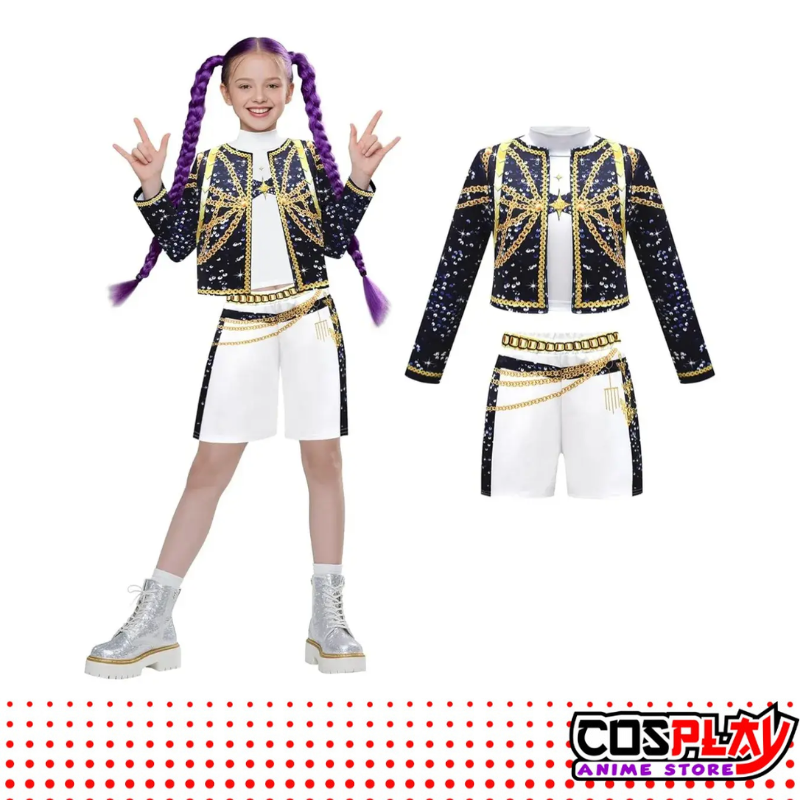 Conjunto Cosplay Baile Kpop Demon Hunters Rumi - Mira - Zoey