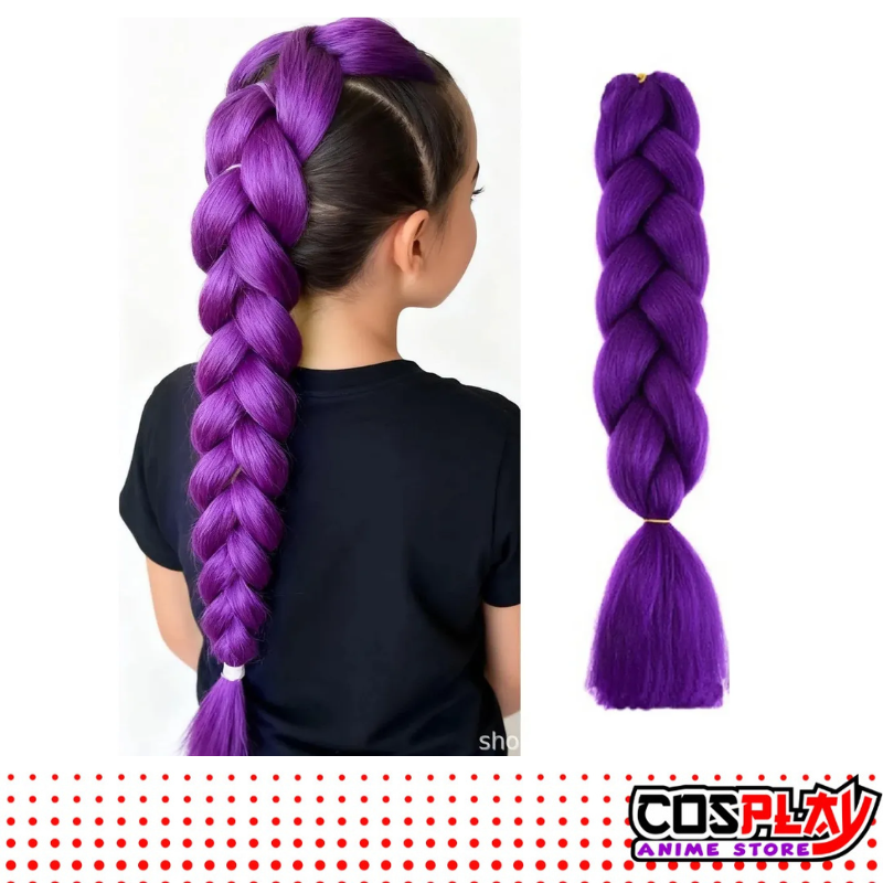 Peluca Rumi Guerreras Kpop Cosplay Trenzas Premium