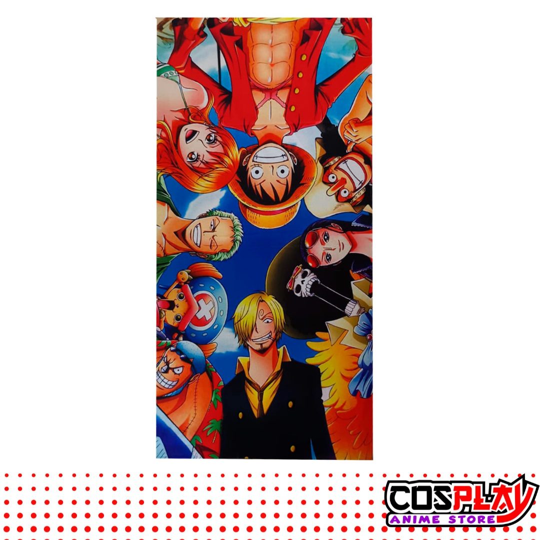 Toallón Infantil Microfibra Premium - One Piece - Algodón. 1,50 X 70