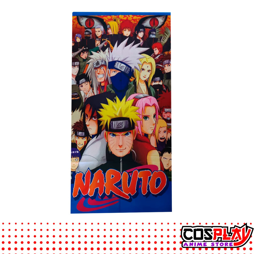 Toallón Infantil Microfibra Premium - Naruto - Algodón. 1,50 X 70