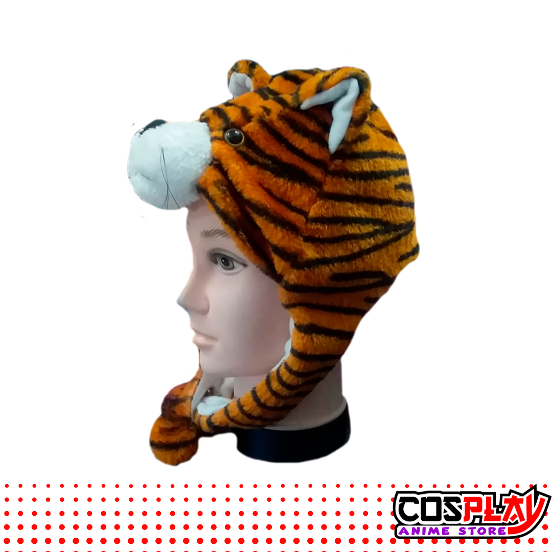 Gorro Animales Felpa / Tigre