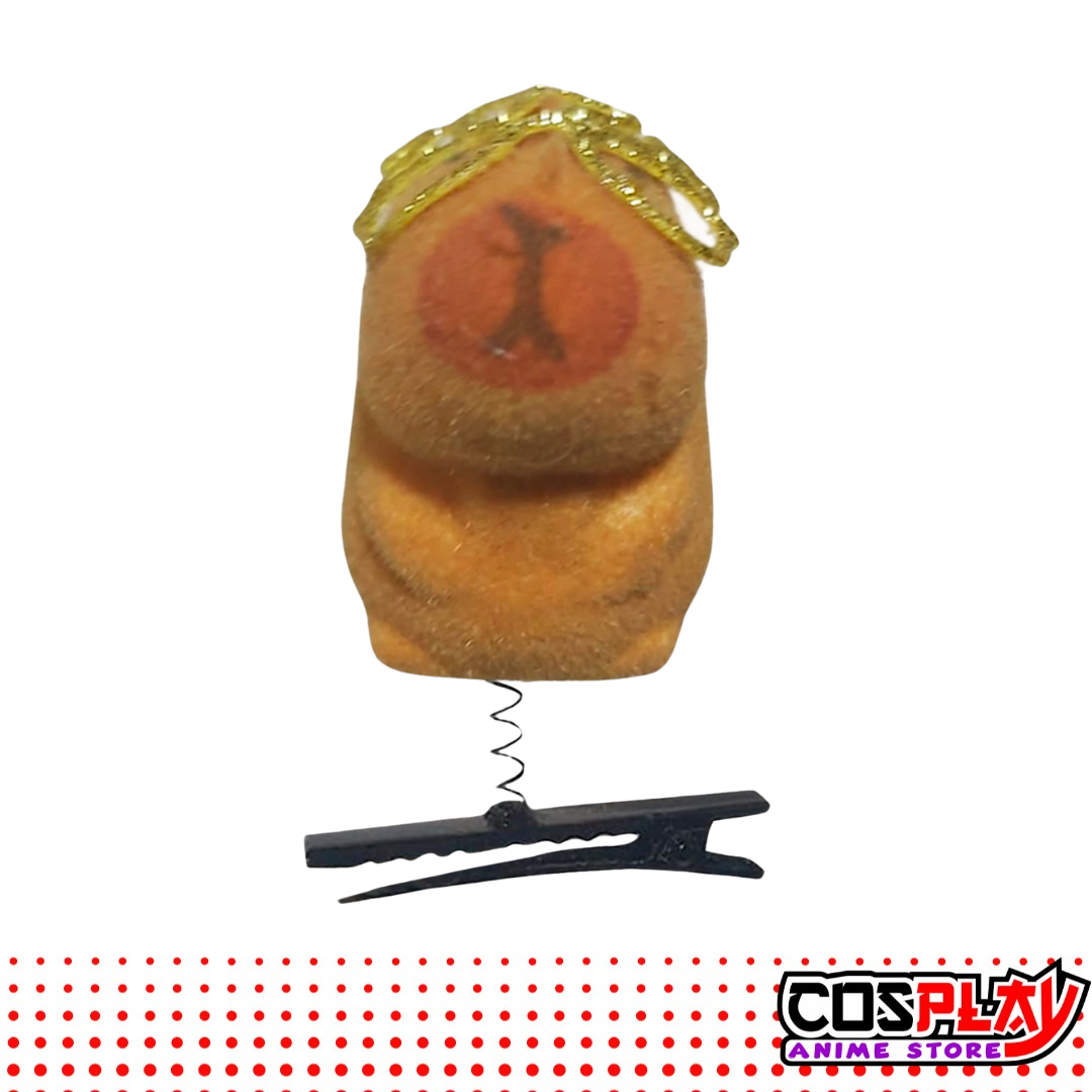 Pack 2 Broches de Pelo Capibara Carpincho Tierno