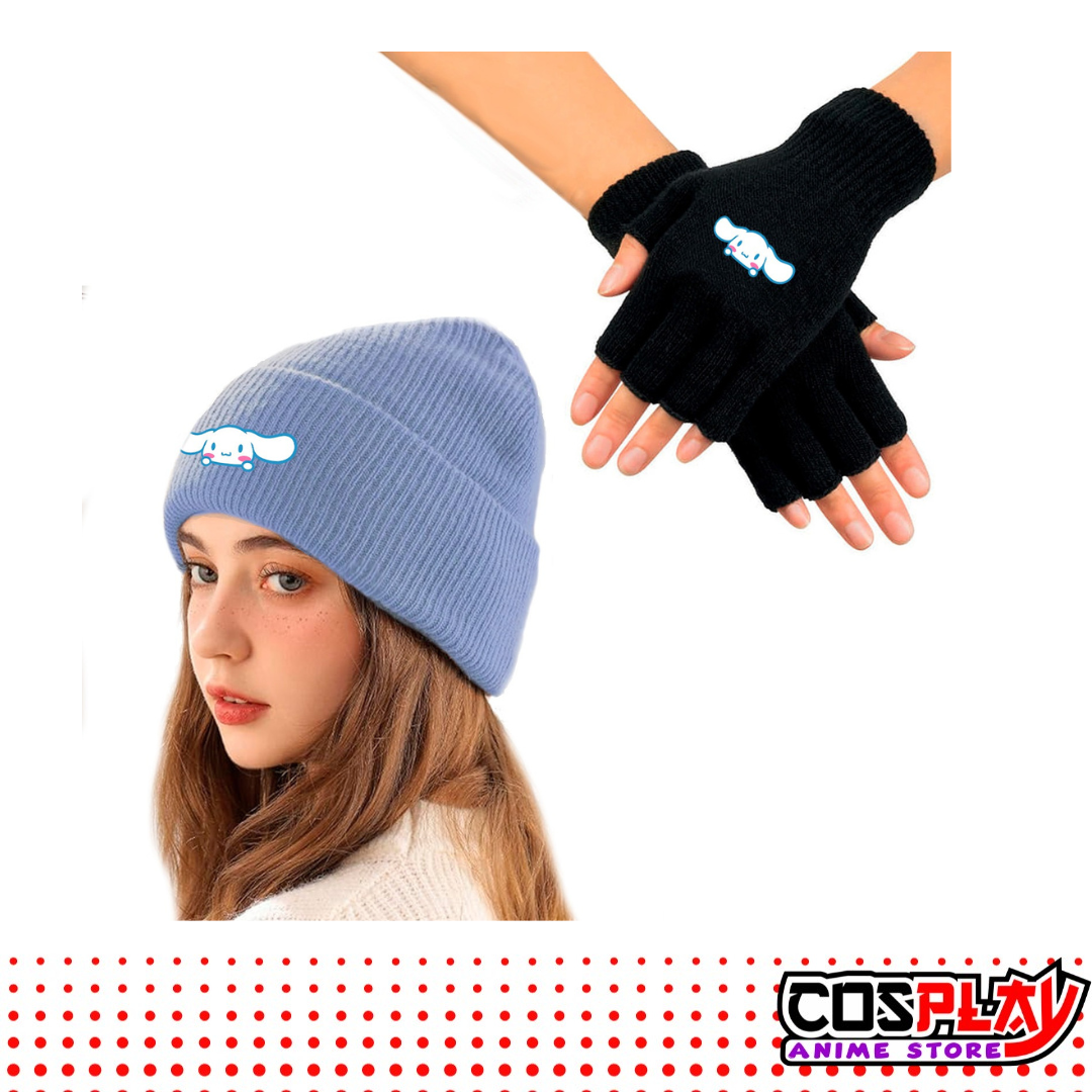 Kit De Invierno Gorro + Guantes Cinnamonroll Sanrio