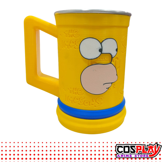 Jarra Chop Vaso Los Simpsons - Homero 650ml Premium 3d