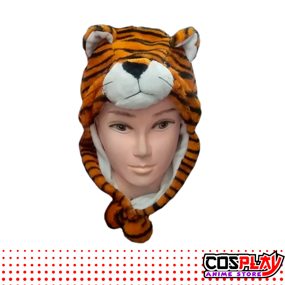 Gorro Animales Felpa / Tigre