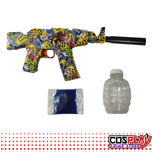 Metralleta Muy Potente AK 47 Lanza Orbis De Hidrogel