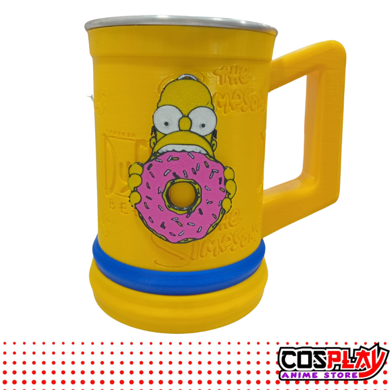Jarra Chop Vaso Los Simpsons - Homero 650ml Premium 3d