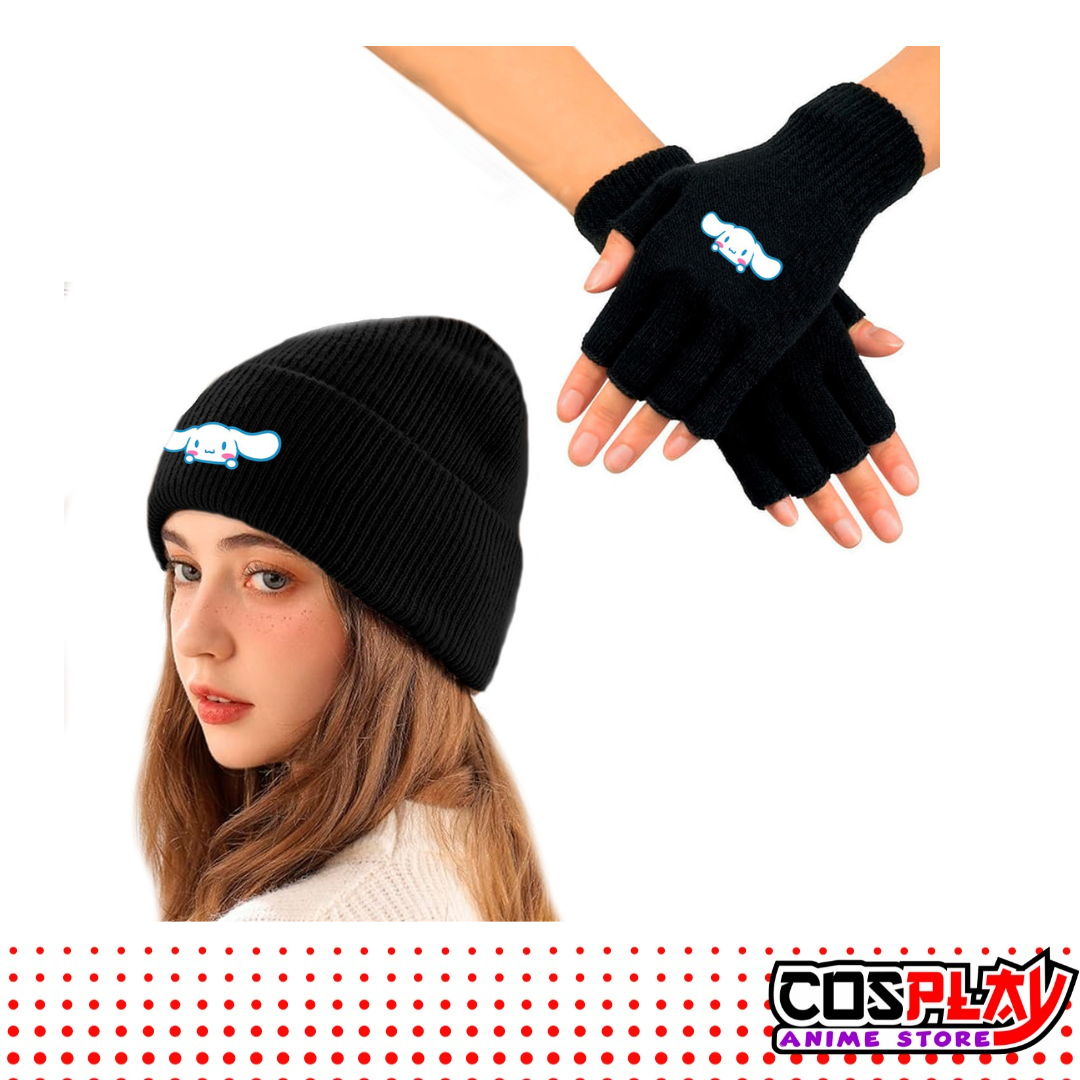 Kit De Invierno Gorro + Guantes Cinnamonroll Sanrio