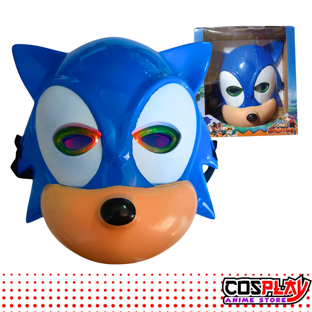 Máscara de Sonic Para Niños c/ Luz