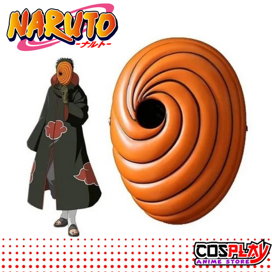 Máscara Naranja Obito Uchiha Akatsuki - Calidad Premium.