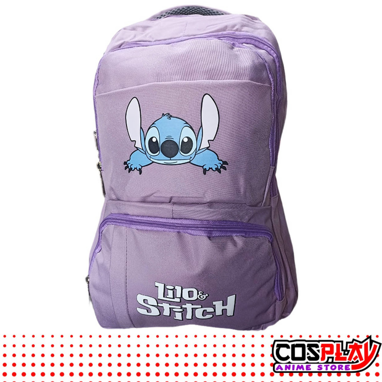 Mochila Stitch - Tres Cierres - Escolar - Liceal –