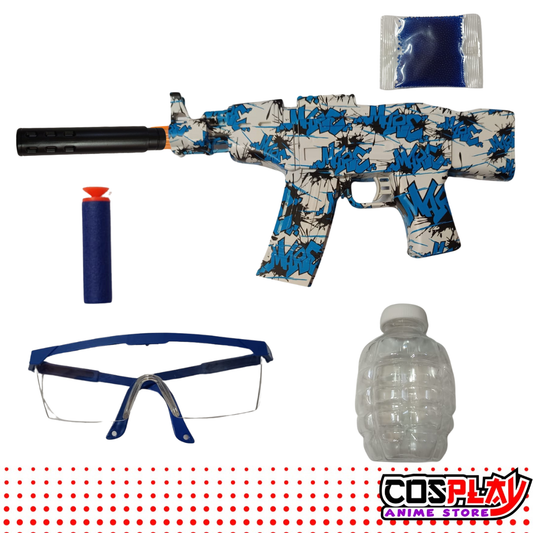 Metralleta Muy Potente AK 47 Lanza Orbis De Hidrogel + Lentes