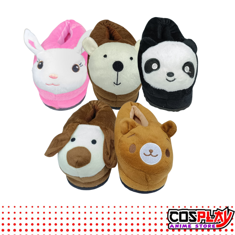 Pantuflas Cálidas Ajustables Animalitos 5 Modelos 35-38