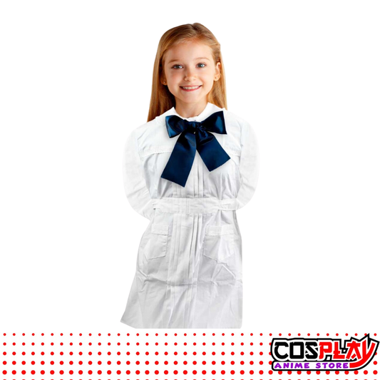 Tunica Escolar Tableada Niña Todos Los Talles