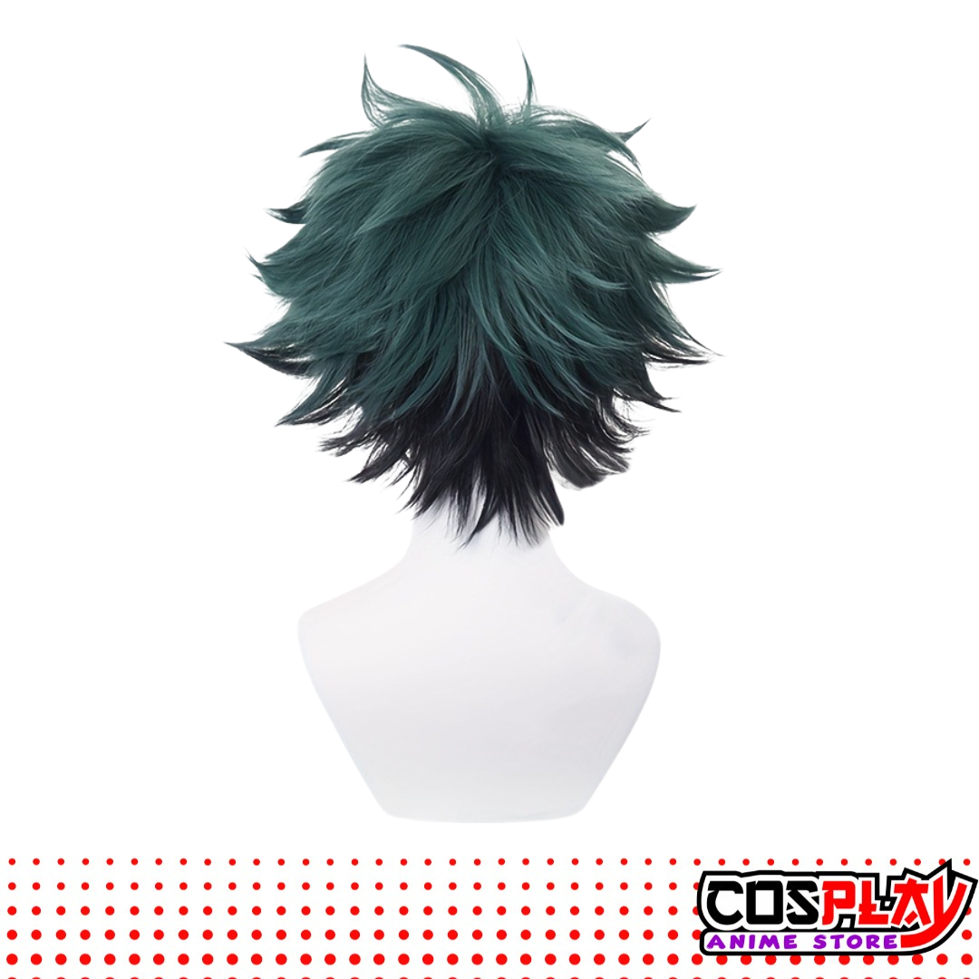 Peluca Anime Cosplay Deku My Hero Academia Calidad Premium