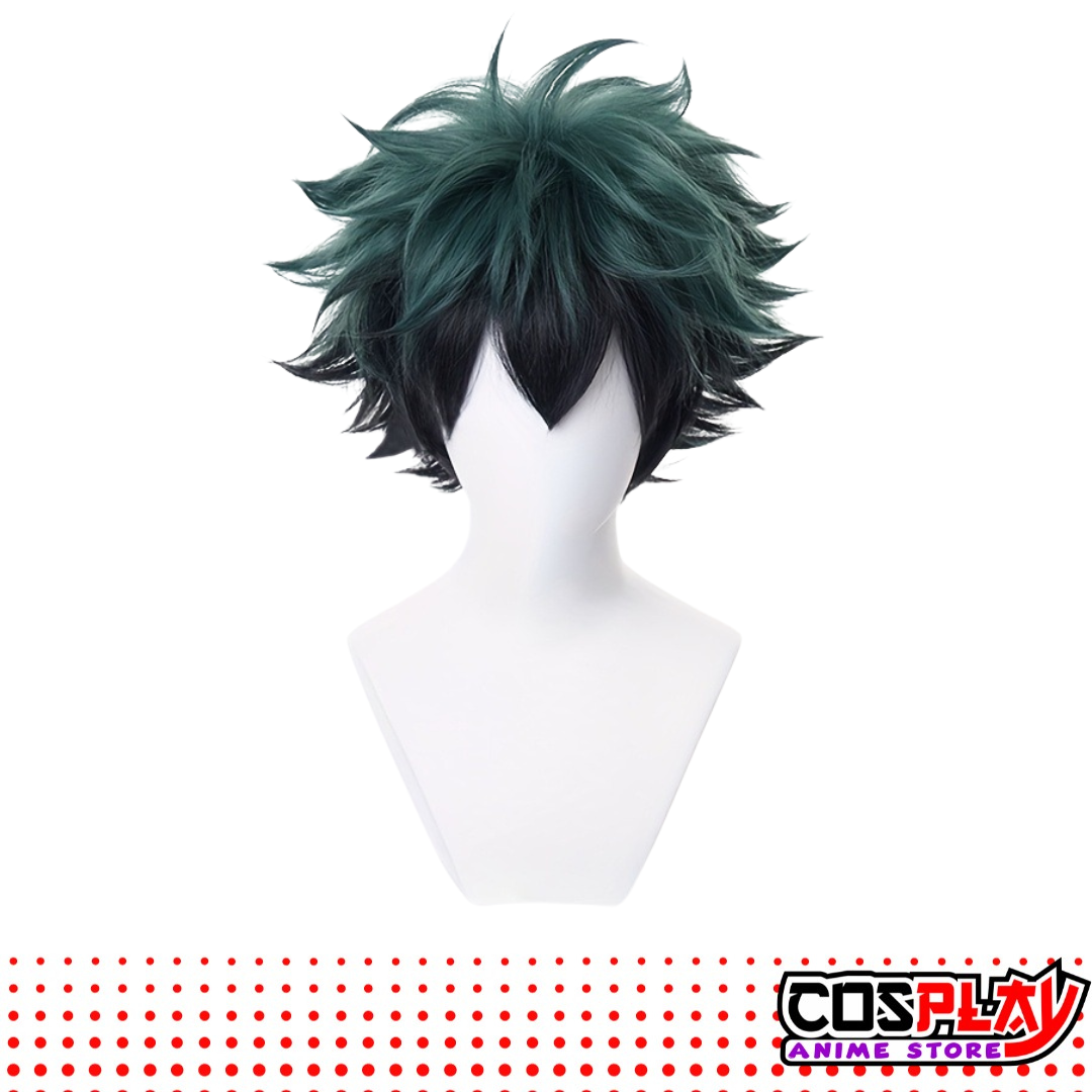 Peluca Anime Cosplay Deku My Hero Academia Calidad Premium