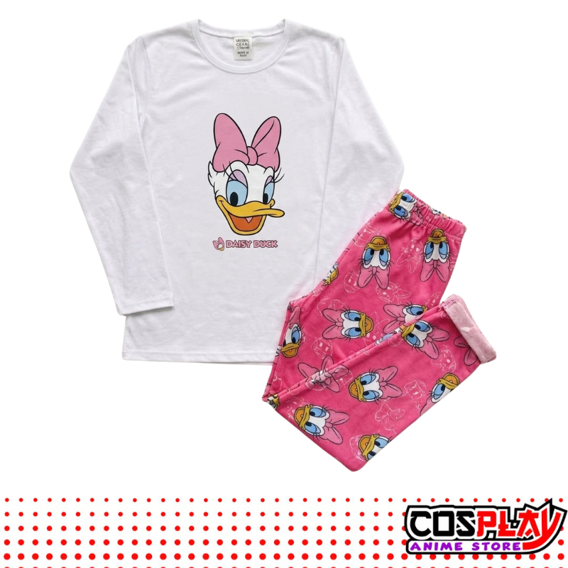 Pijama Dos Piezas Manga Larga Daisy Premium Suave