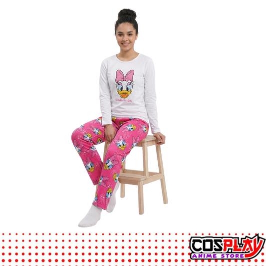 Pijama Dos Piezas Manga Larga Daisy Premium Suave