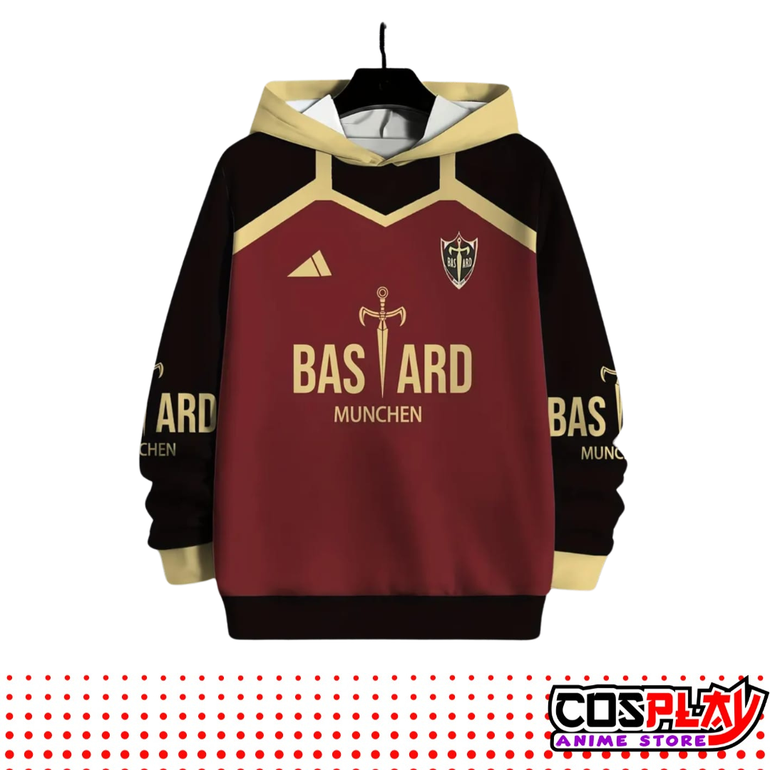 Canguro Felpa Ligero Bluelock Kaiser Bastard Anime