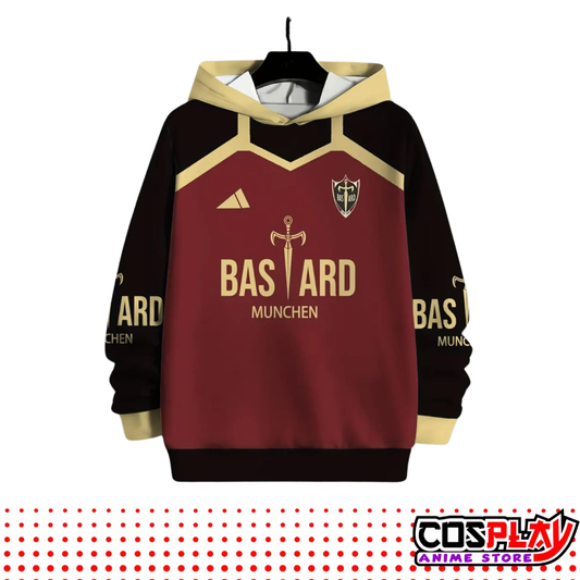 Canguro Felpa Ligero Bluelock Kaiser Bastard Anime