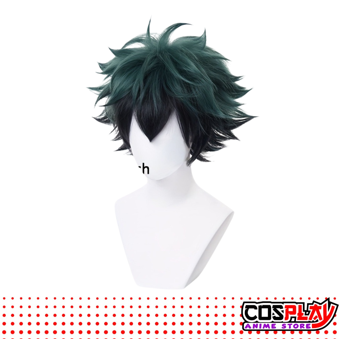 Peluca Anime Cosplay Deku My Hero Academia Calidad Premium